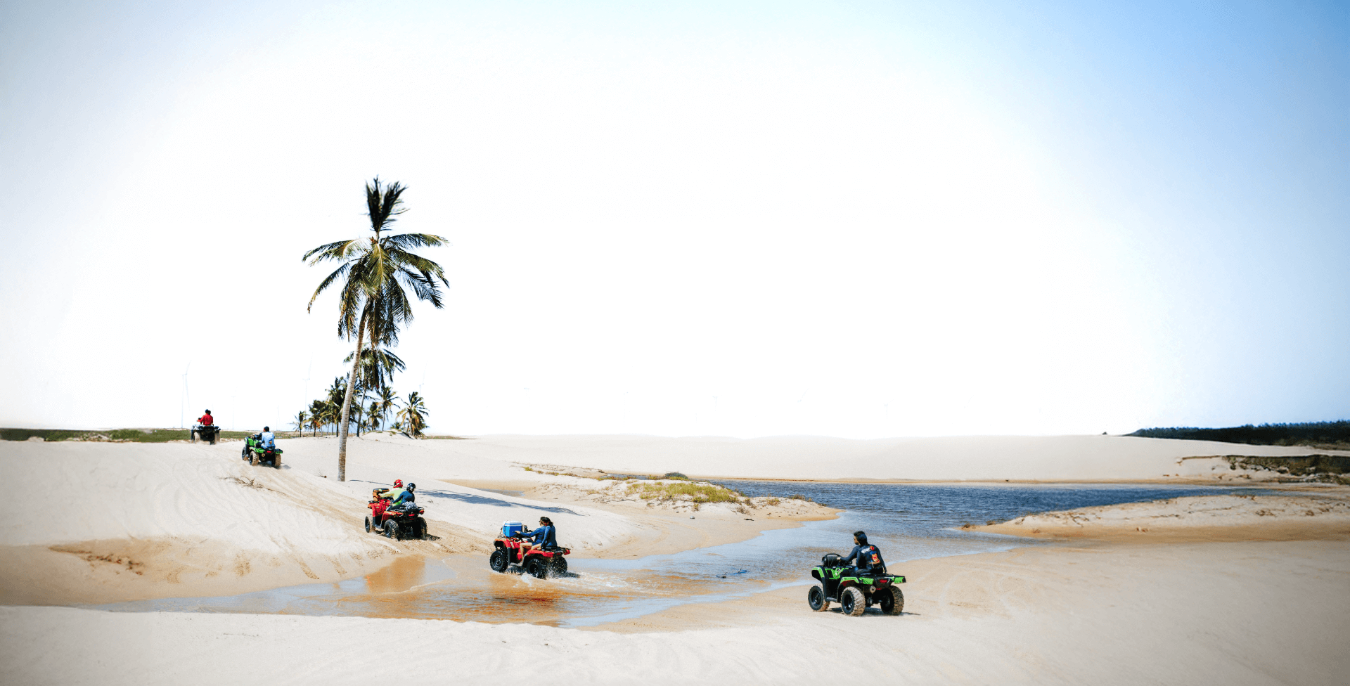Full-Day Quad Bike Circuit to Pequenos Lençóis